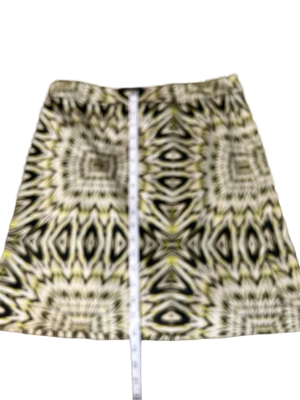 Etcetera Size 6 Geometric Print A-Line Skirt